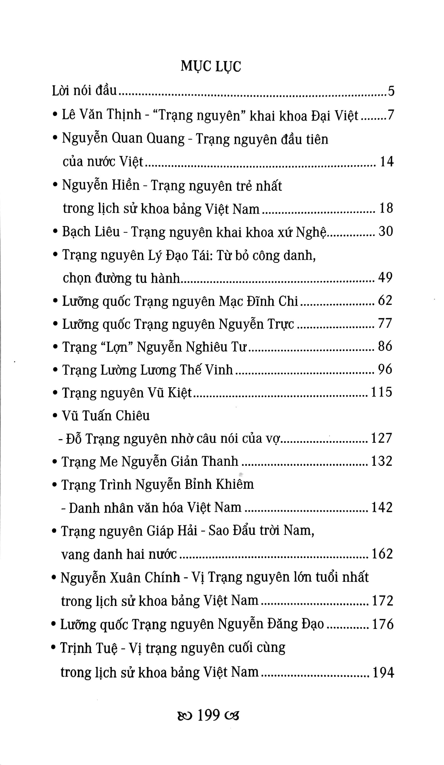 Việt Nam Đất Nước-Con Người - Những Trạng Nguyên Đặc Biệt Trong Lịch Sử Việt Nam