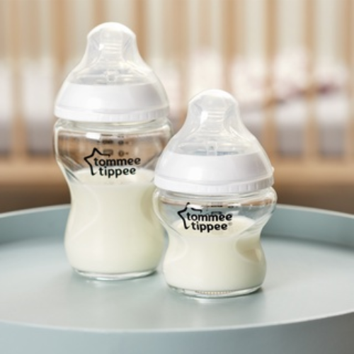 COMBO Bình Sữa PPSU Ty Siêu Mềm Tự Nhiên Tommee Tippee 260ml Hoạ Tiết &amp; Núm Ty Silicon Thay Thế 6M+