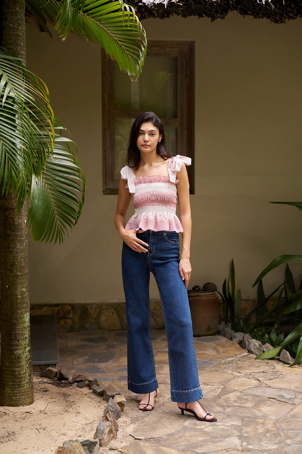 DOTTIE - Quần Jeans ống suông nữ - Q0267 - M