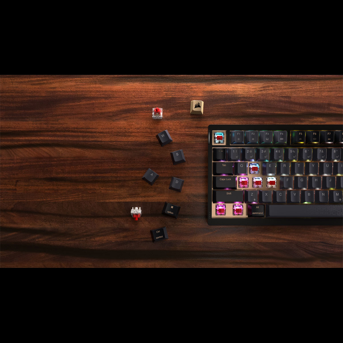 Bàn phím Corsair K65 Plus Wireless - 75% RGB Mechanical Keyboard_Mới, hàng chính hãng