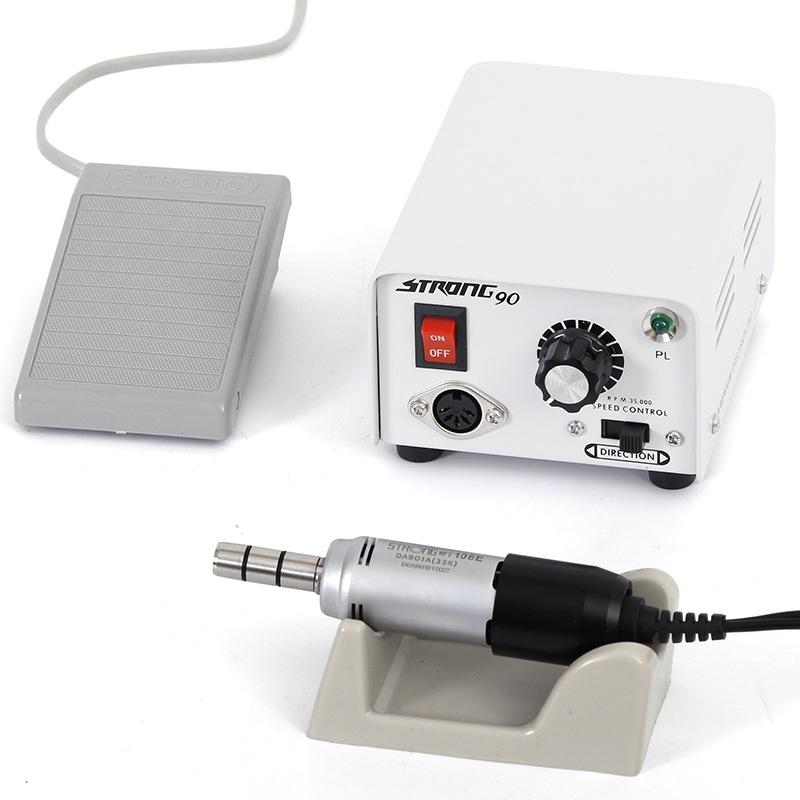 Shop sirminail bán máy mài strong 90 tay mài 108E dùng trong mài nail, nha khoa labo, kim hoàn mỹ nghệ, khắc