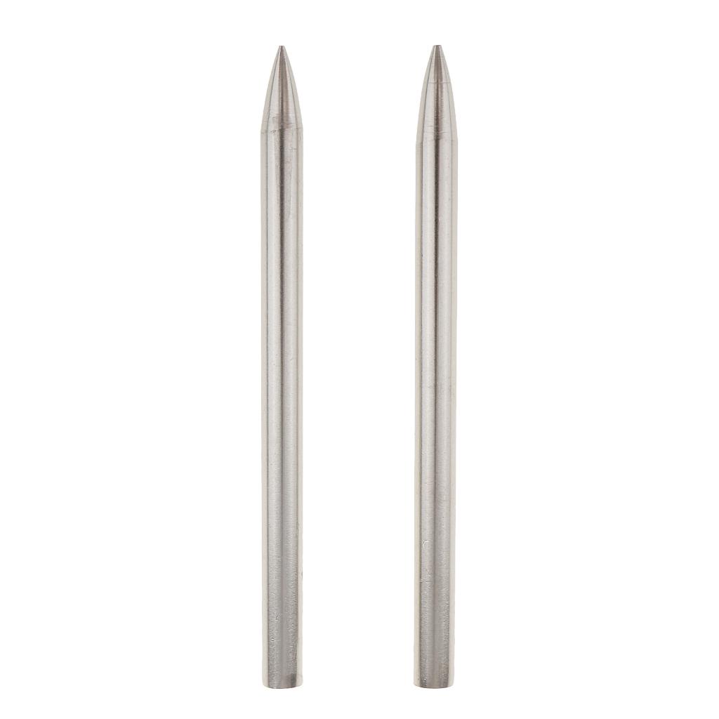 4 Pieces Paracord Needle Lacing Stitching Needle for Bracelet Making Crafts Silver Black