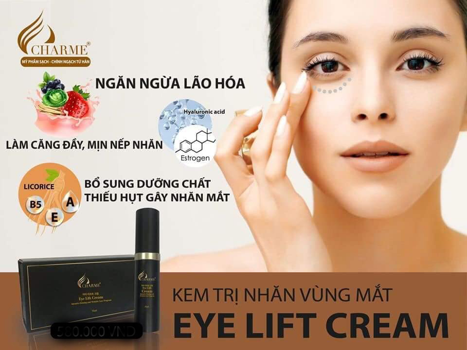 Kem Dưỡng Da Vùng Mắt Charme Eye Lift Cream 15ml