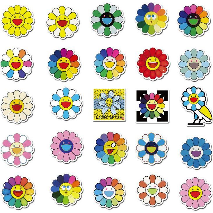 Sticker dán cao cấp CHỦ ĐỀ Sunflower Cực COOL ms#115