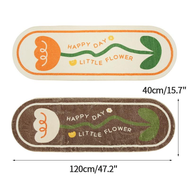 Thảm Lót Sàn Chống Trượt Mềm Mại Họa Tiết Hoạt Hình Dễ Thương