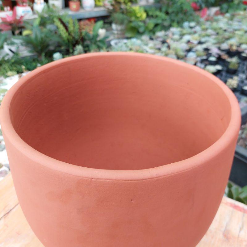 Chậu đất nung Bình Dương - Chậu bầu lớn, miệng chậu 28cm, chiều cao 28cm
