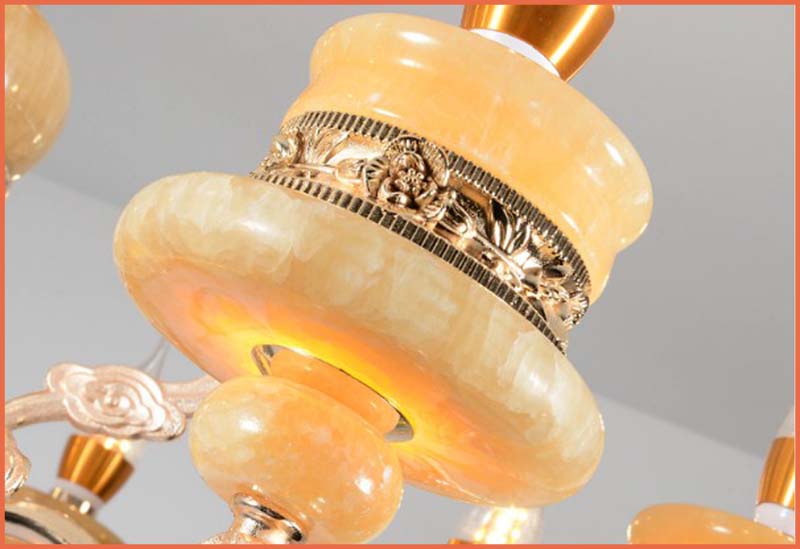 Đèn chùm 15 bóng nến A077