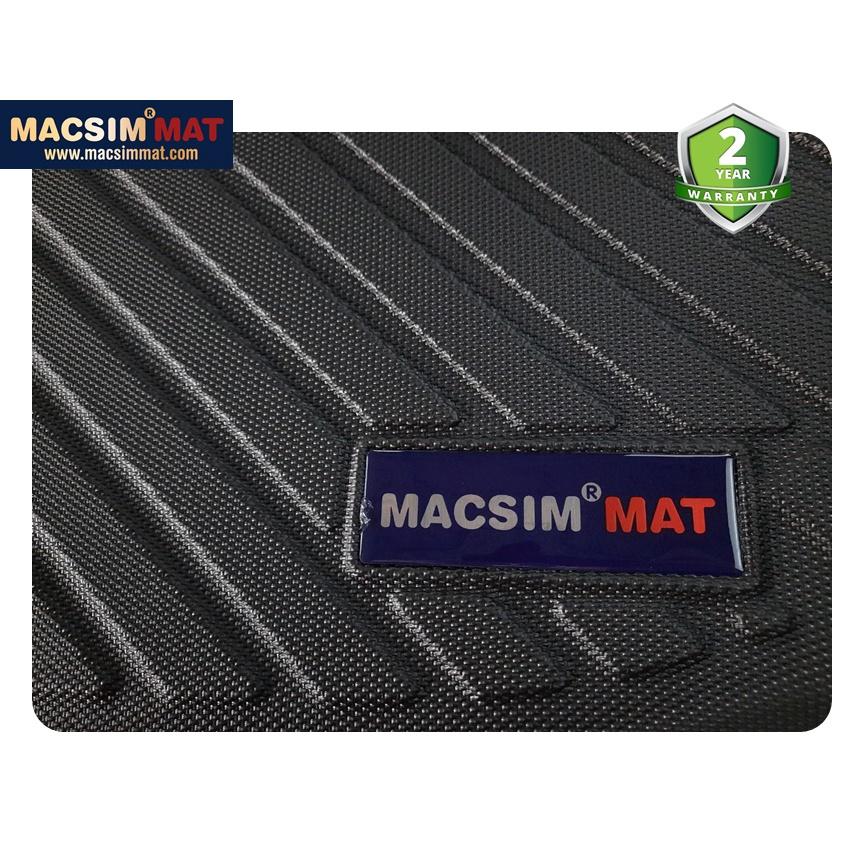 Thảm lót cốp xe ô tô Ford Explorer 2013-2019 nhãn hiệu Macsim chất liệu TPV cao cấp màu đen