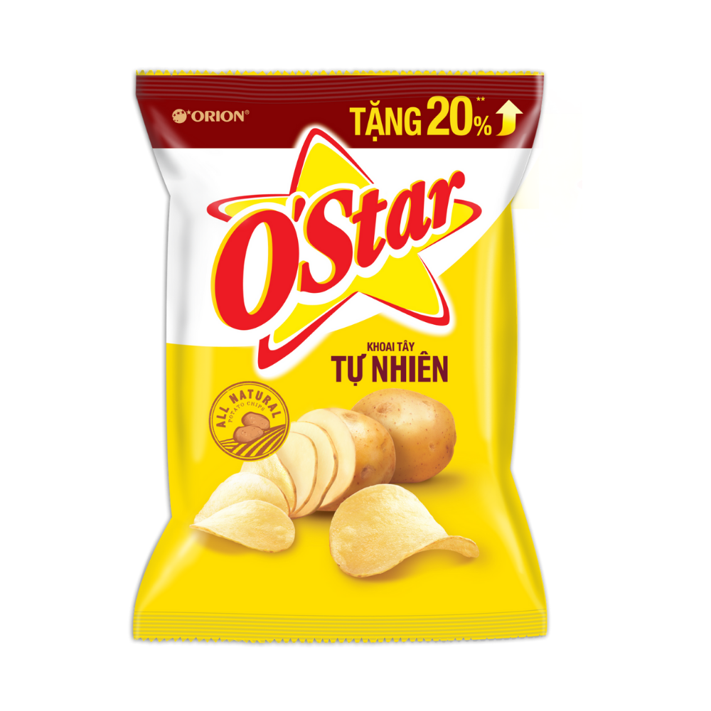 Bánh Snack ORION O'Star vị Tự Nhiên 63G