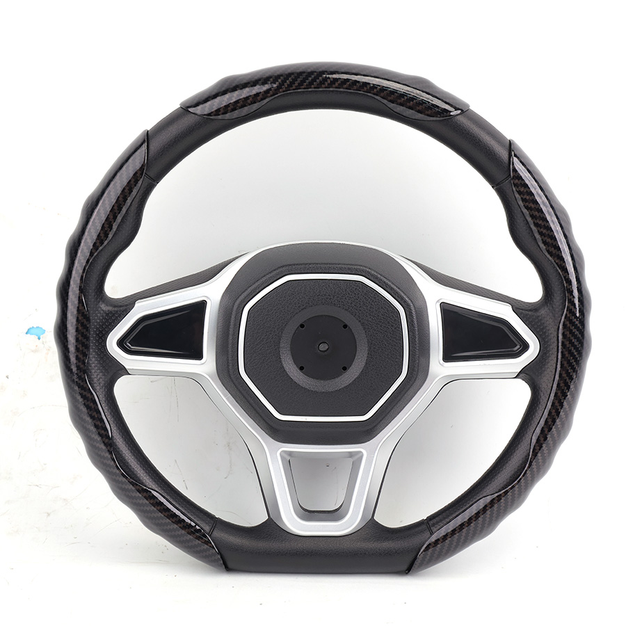 Ốp Bọc Vô Lăng CIND Carbon Bóng Thể Thao Mỏng Nhẹ Chống Trượt Phù Hợp Nhiều Dòng Xe