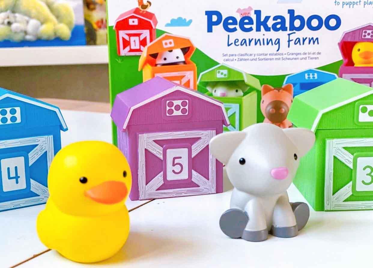 Bộ đồ chơi luyện vận động tinh và phân loại - Peekaboo Learning Farm