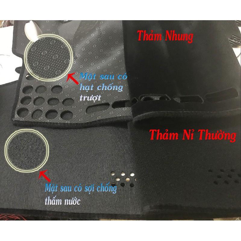 Morning,Thảm taplo lông cừu xe Kia Morning 2008-2019