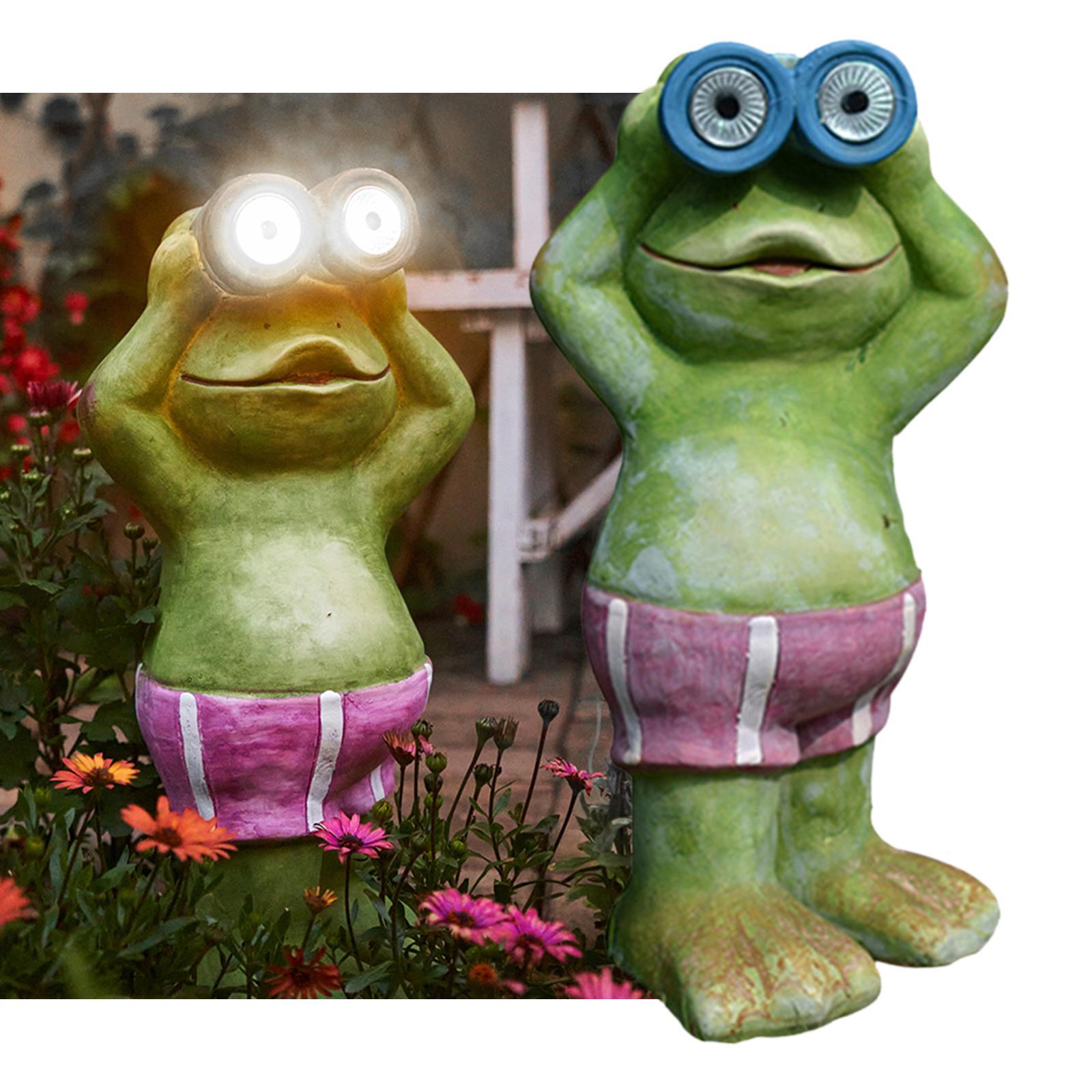 Garden Lights Frog Solar Powered Lamp Stakes LED Decoration Lamp for Yard Patio Pathway