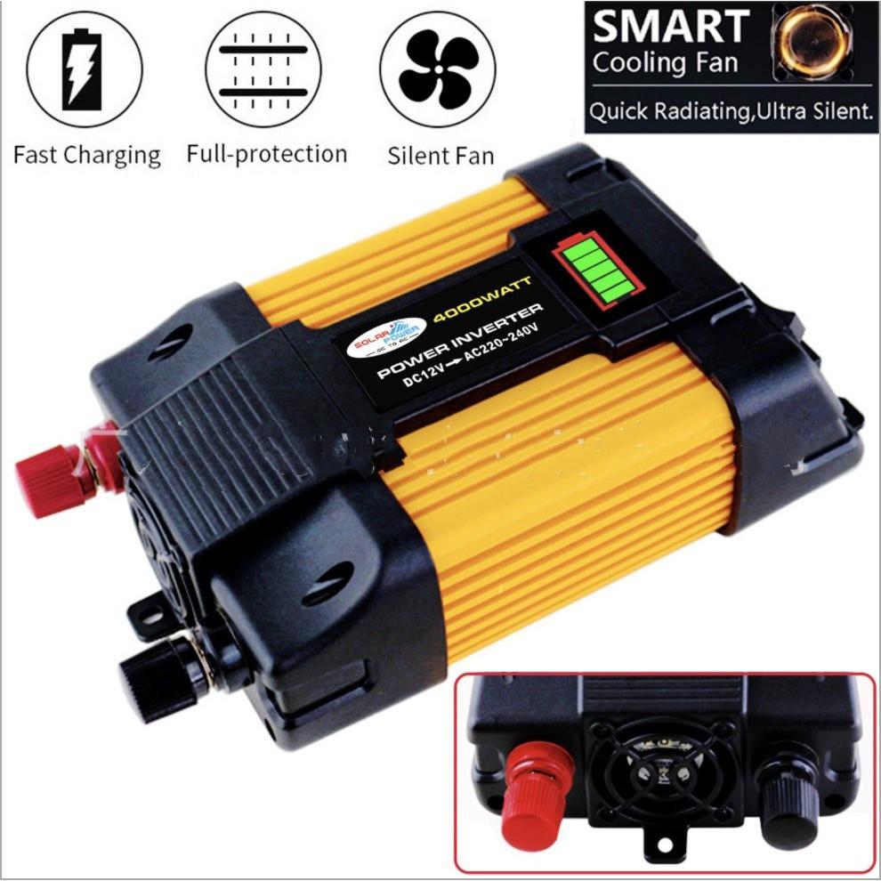 Máy biến điện áp đa năng cầm tay POWER INVERTER 12v-220v max 4000W