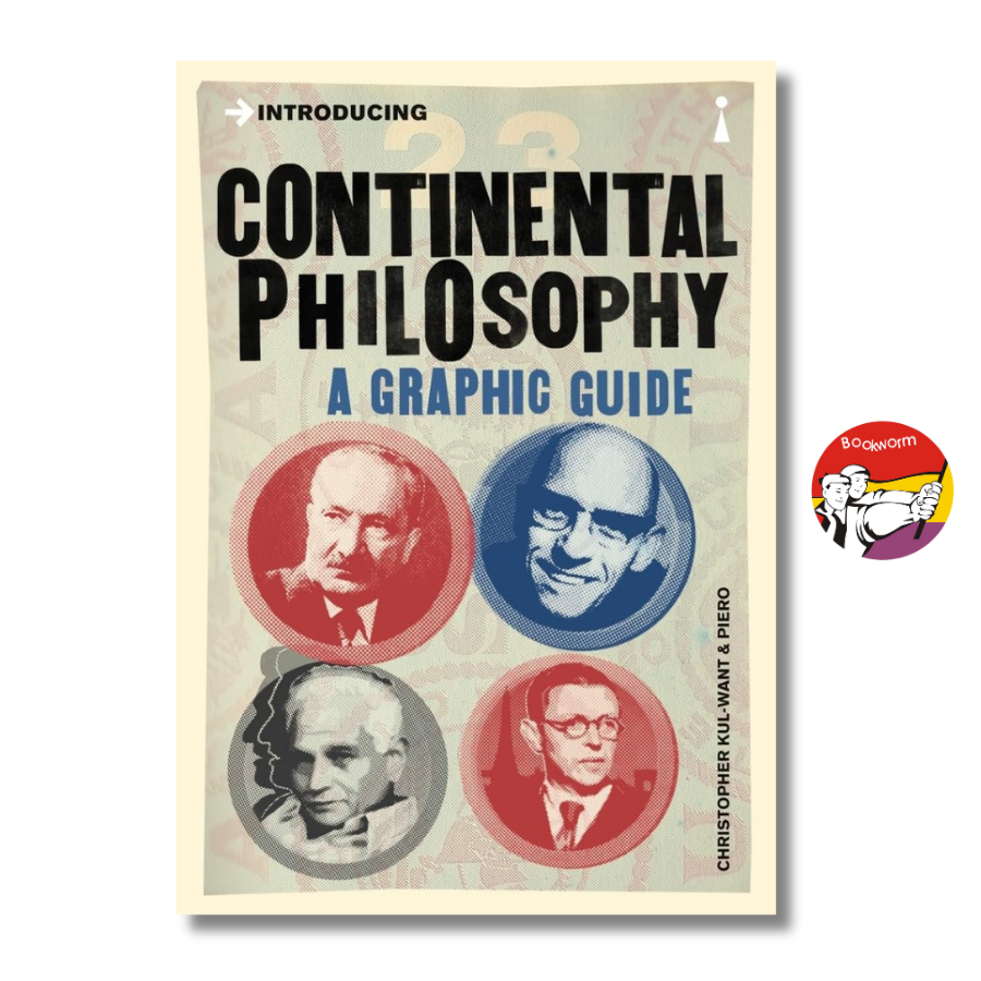 Sách - Introducing Continental Philosophy: A Graphic Guide by Christopher Kul-Want | English Book