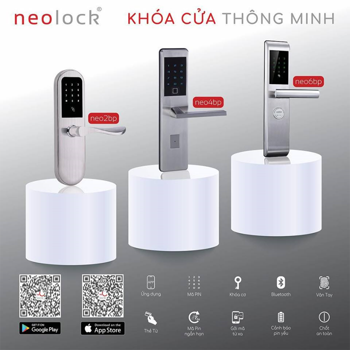 Khóa Cửa Thông Minh Neolock - neo4