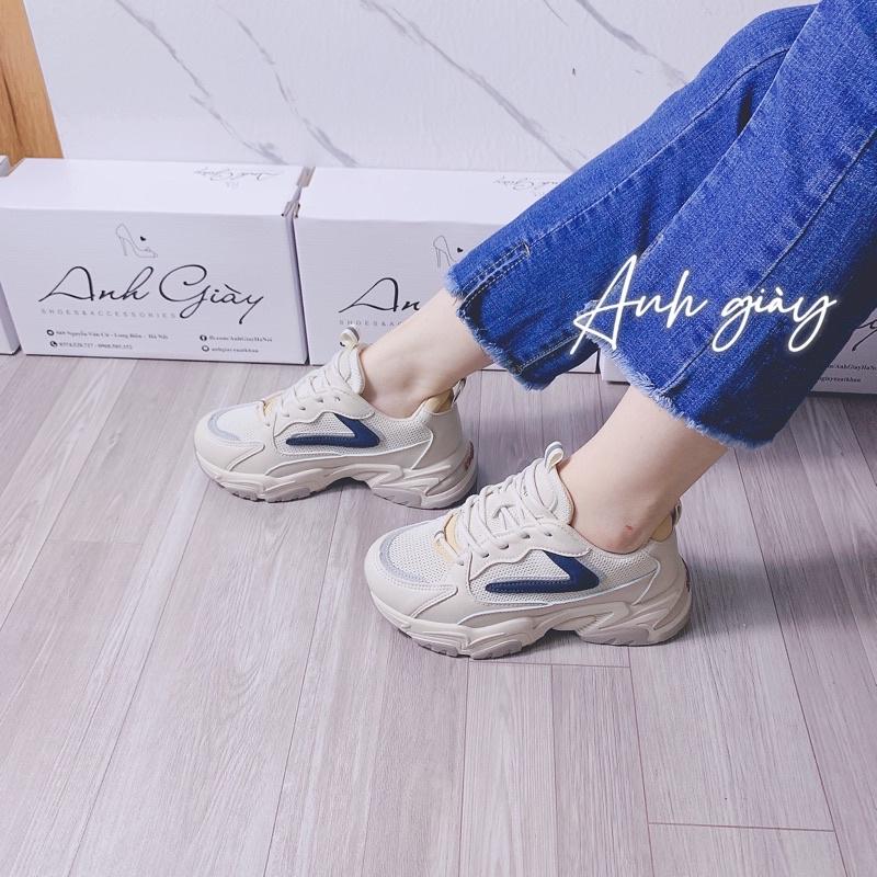 TT14 - Giày thể thao , sneaker phá lưới móc câu xanh nhẹ êm kiểu dáng thời trang, phong cách năng động trẻ trung