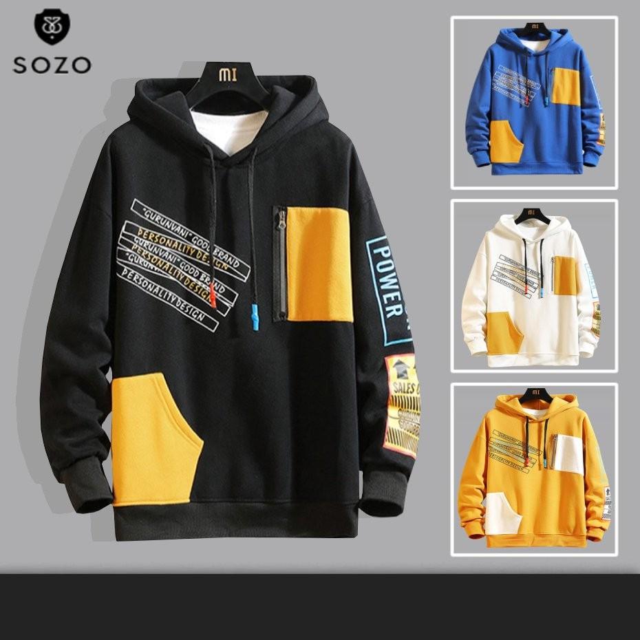 Áo Hoodie Nón Chui Trùm Đầu Nữ Nam Unisex Chất Vải Nỉ Poly Túi Bên Hông, ÁO HOODIE THỜI TRANG NAM NỮ UNISEX FORM RỘNG HOẠT HÌNH CHẤT NỈ BÔNG PHONG CÁCH