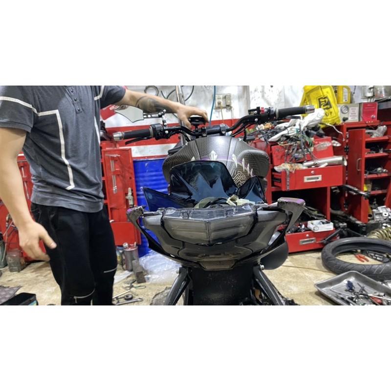 Đèn hậu tích hợp xi nhan GMA Lắp đặt cho yamaha MT15 - TFX150