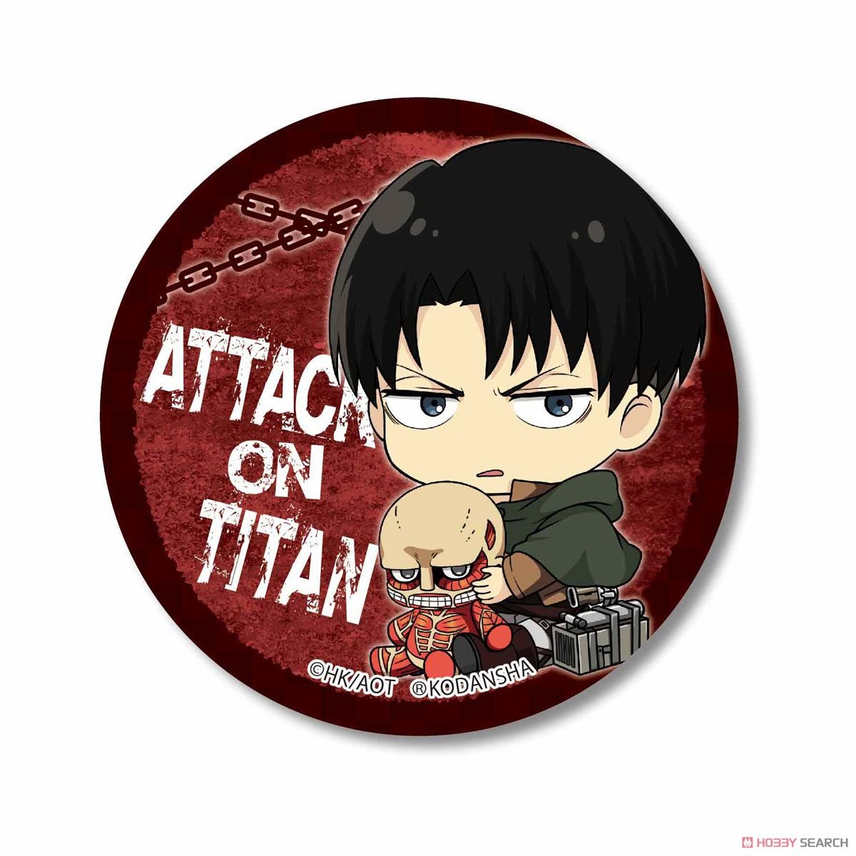 Combo 6 huy hiệu cài áo ATTACK ON TITAN - ĐẠI CHIẾN TITAN anime chibi ver ÔM ĐỒ