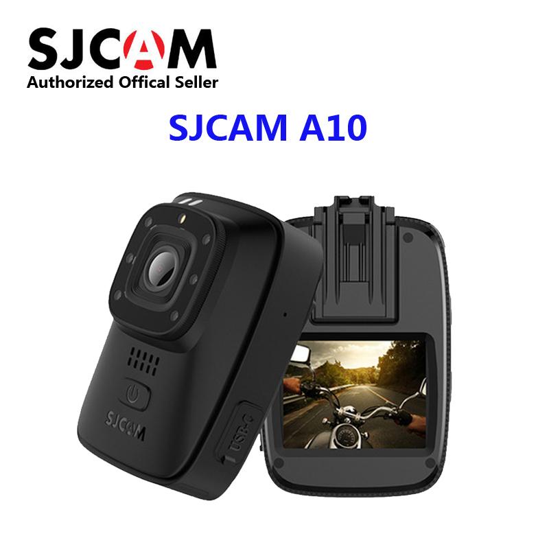 SJCAM A10 Di Động Camera Đeo Body Cam Camera An Ninh Hồng Ngoại Tầm Nhìn Ban Đêm Laser Định Vị Camera Hành Động WIFI Camera Thể Thao