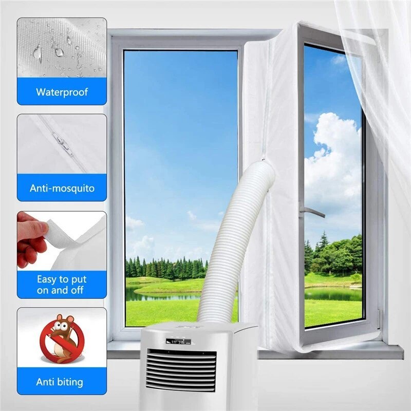 Che cửa sổ thông gió ngoài Conditioner Window Sealing Accessories 4 mét