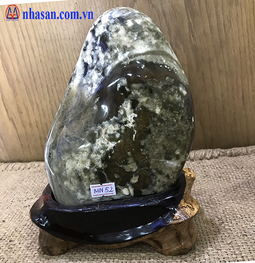 Trụ đá mã não tự nhiên phong thủy giúp xóa tan mọi áp lực và mệt mỏi - nặng 2.2kg -DMN52