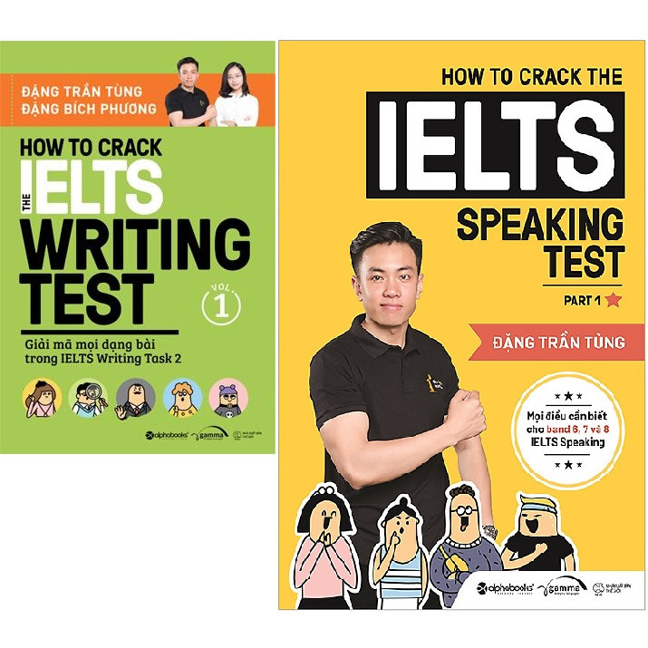 Combo How To Crack The Ielts Speaking And Writing Test ( How to Crack the IELTS Speaking Test Part 1 + How to Crack the IELTS Writing Test Vol 1 )