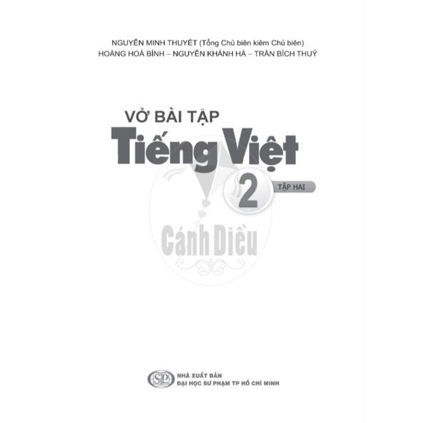 Vở Bài Tập Tiếng Việt lớp 2 tập 2 - Cánh Diều
