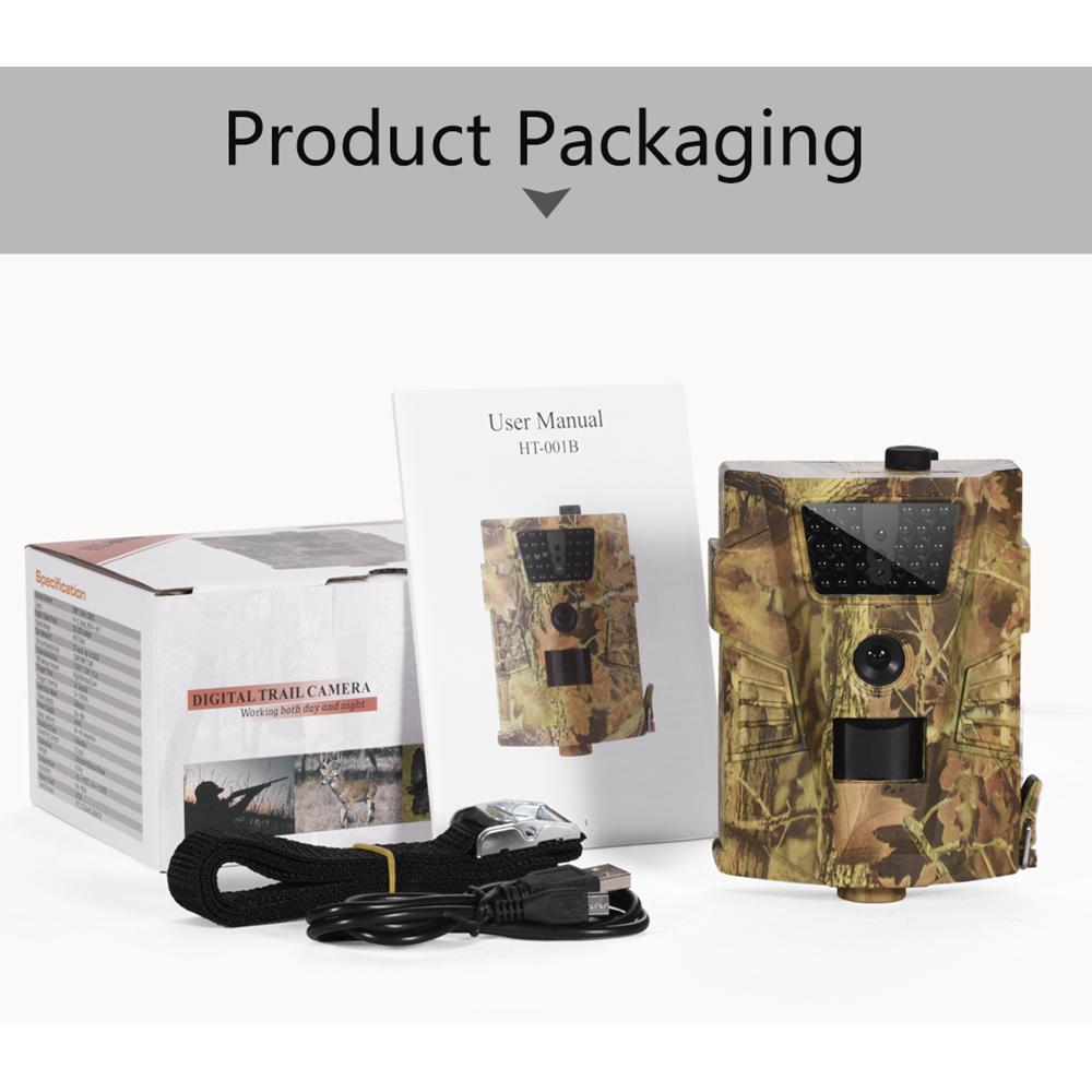 1080P 12MP Trail Camera IP54 Waterproof Hunting Camera with 90-degree Wide Angle Motion Sensor 65FT Night Vision 940nm Infrared Monitoring Camera 1.1S Trigger Speed with Remote Control