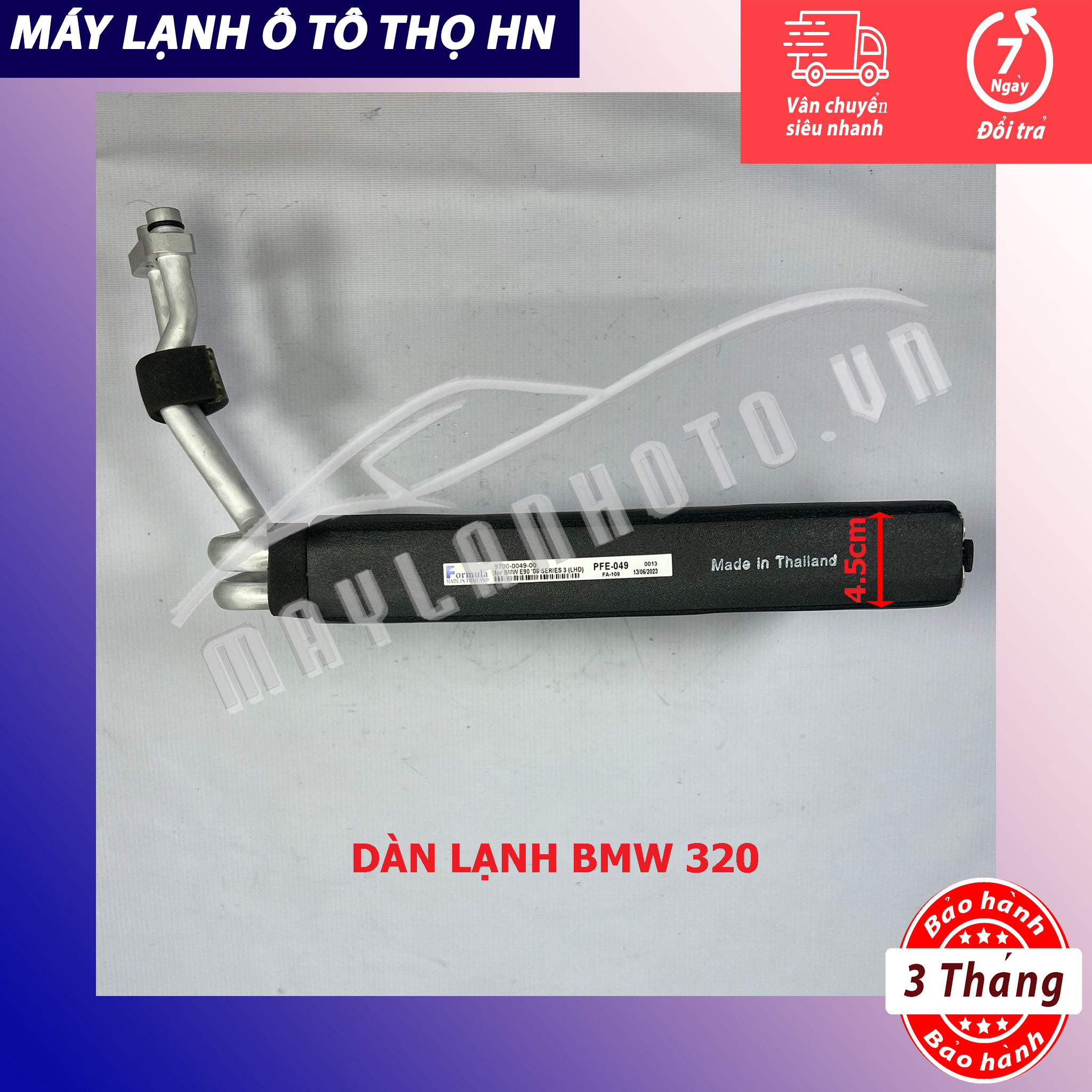 Dàn lạnh BMW 318i - 320i - 325i 2008-2009-2010-2011-2012-2013 Hàng xịn Thái Lan 08 09 10 11 12 13