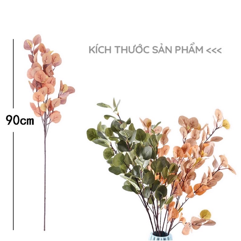 Cành Lá Táo Giả Dài 90cm gồm 5 nhánh nhỏ