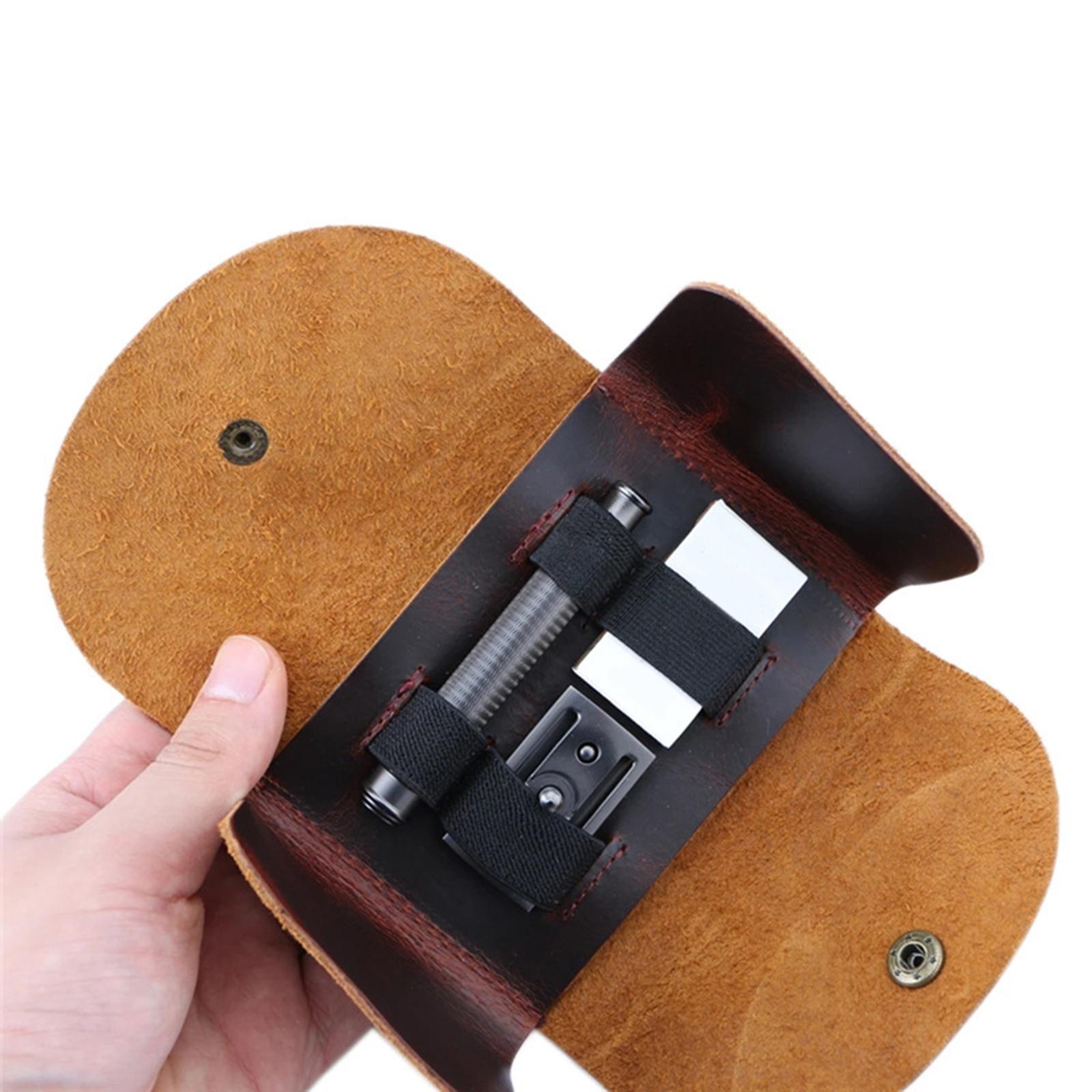 Leather Shaving Protective Case Foldable secure for