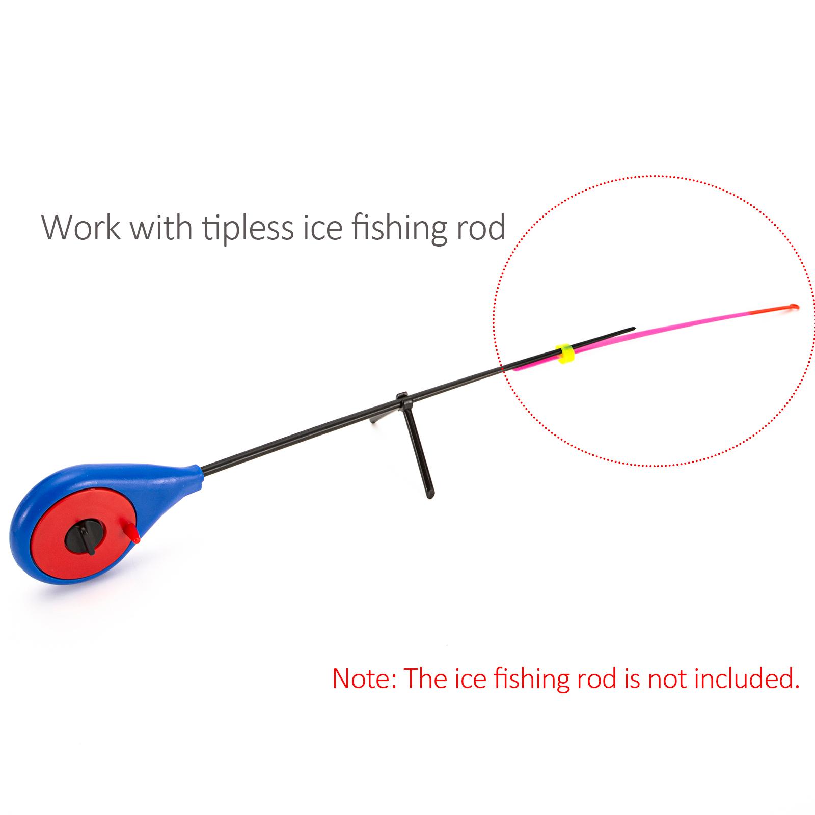 10 Thanh câu cá trên băng - Phụ kiện câu cá làm bằng nhựa ABS, nhẹ và bền