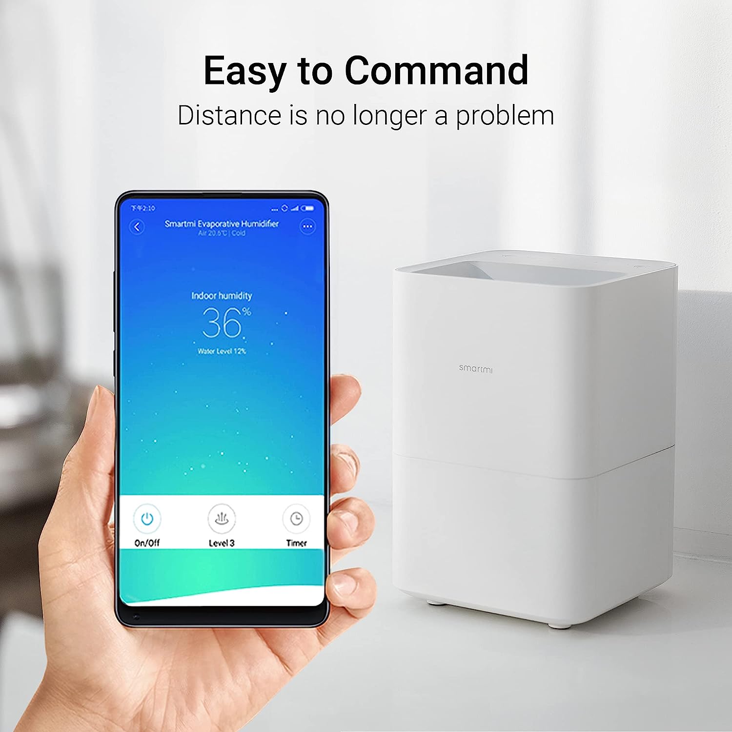 Máy Tạo Ẩm Xiaomi Smartmi Evaporative Humidifier 1 Thông Minh Tạo Ẩm Tự Nhiên, Không Tạo Sương Tự Động Làm Sạch Dung Tích 4 Lít, Kết Nối App Theo Dõi - Hàng Chính Hãng