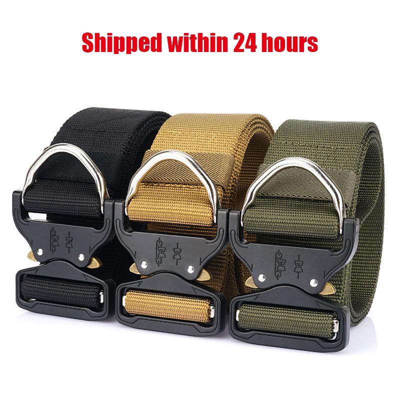 5Cm Chiến Thuật Thắt Lưng Da Nam Chống Gỉ Chốt Tháo Nhanh Quân Sự Đai Nylon Chắc Thật Nylon Ngoài Trời thể Thao Tác Phẩm Thắt Lưng