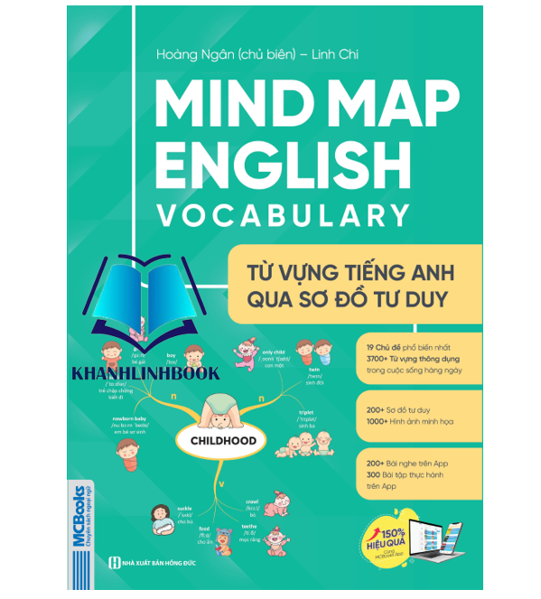 Sách - Mind Map English Vocabulary - Từ Vựng Tiếng Anh Qua Sơ Đồ Tư Duy