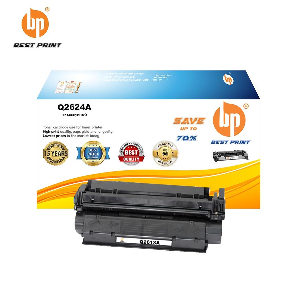 Hộp mực in BEST PRINT Q2624A dùng cho máy in HP Laserjet 1150 - HÀNG CHÍNH HÃNG