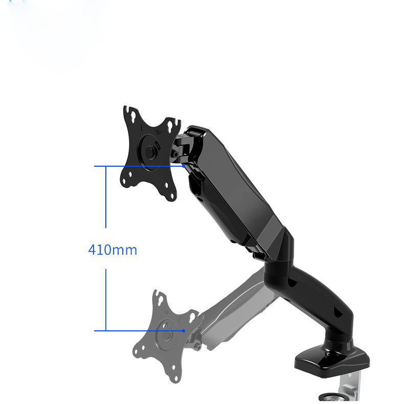 Giá Treo Màn Hình Máy Tính 27inch Lò Xo Khí Nâng Hạ Linh Hoạt Tiện Dụng