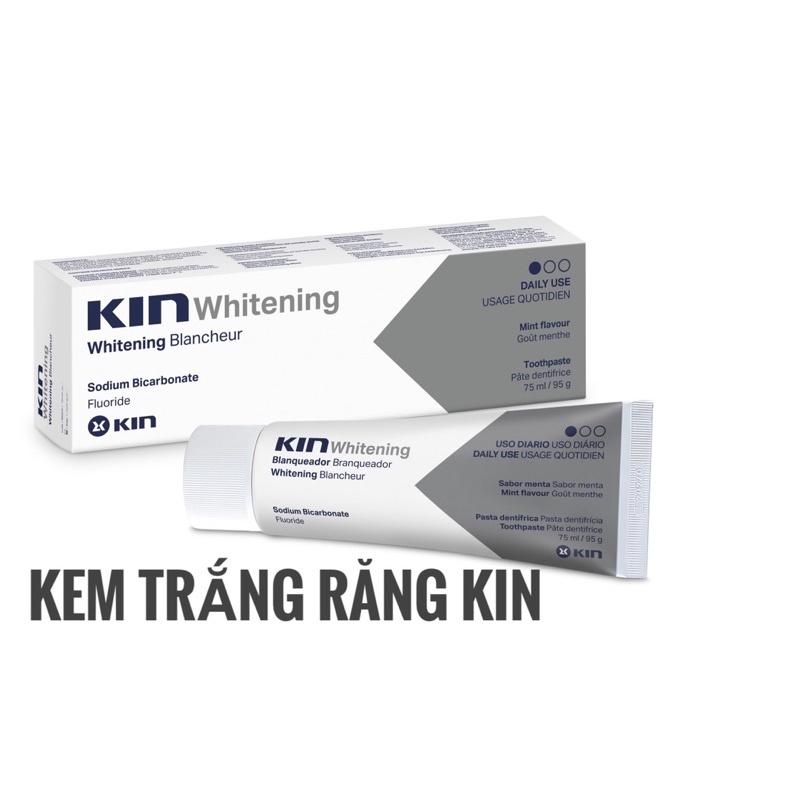 KEM ĐÁNH TRẮNG RĂNG KIN WHITENING 75ML, KEM ĐÁNH RĂNG KIN GINGIVAL