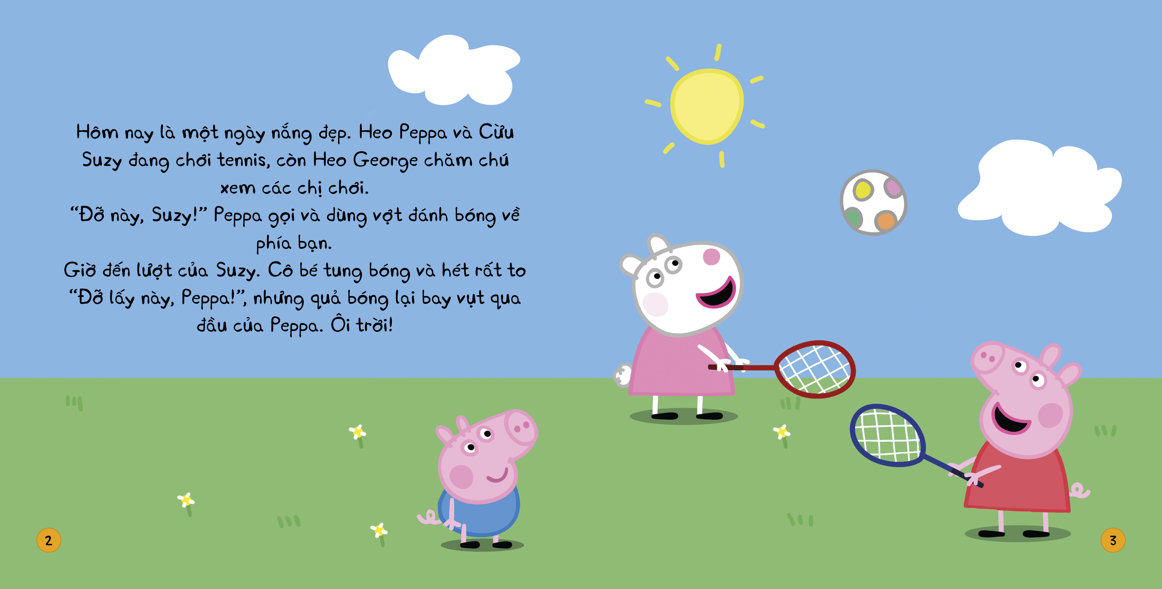 Peppa Chơi Bóng Đá  - Thế Giới Diệu Kì Của Peppa Pig - Tặng Kèm Sticker