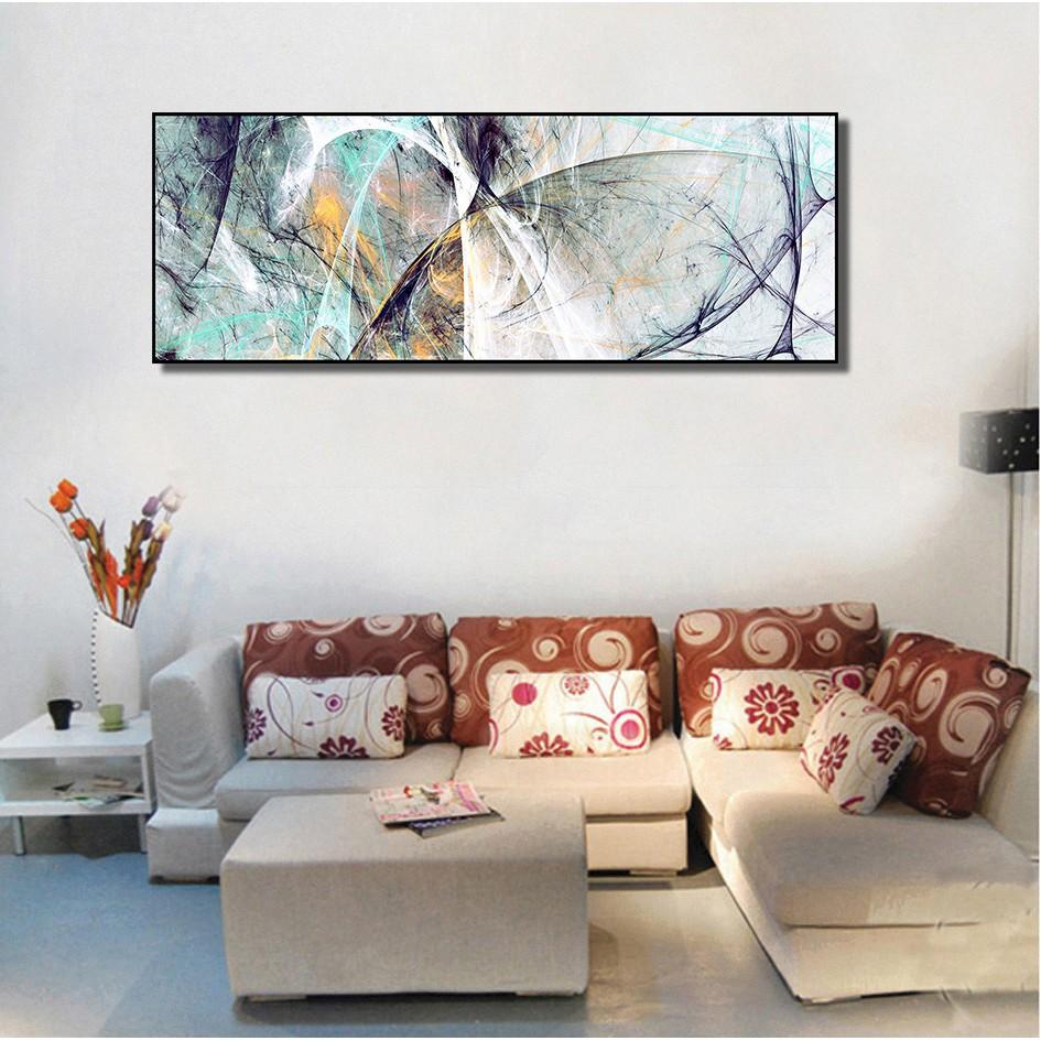 Tranh phòng khách khổ lớn, tranh canvas nghệ thuật nhiều mẫu không bao gồm khung