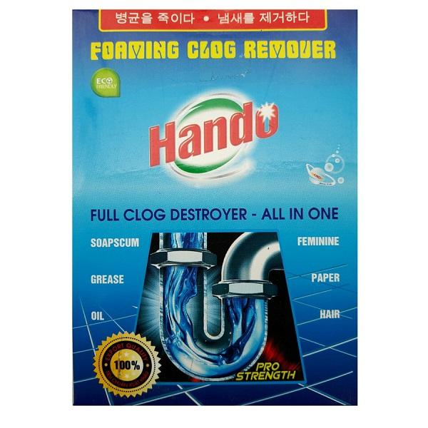 Bộ 8 Gói bột thông cống Hando 100g xuất khẩu cực mạnh - an toàn cho đường ống