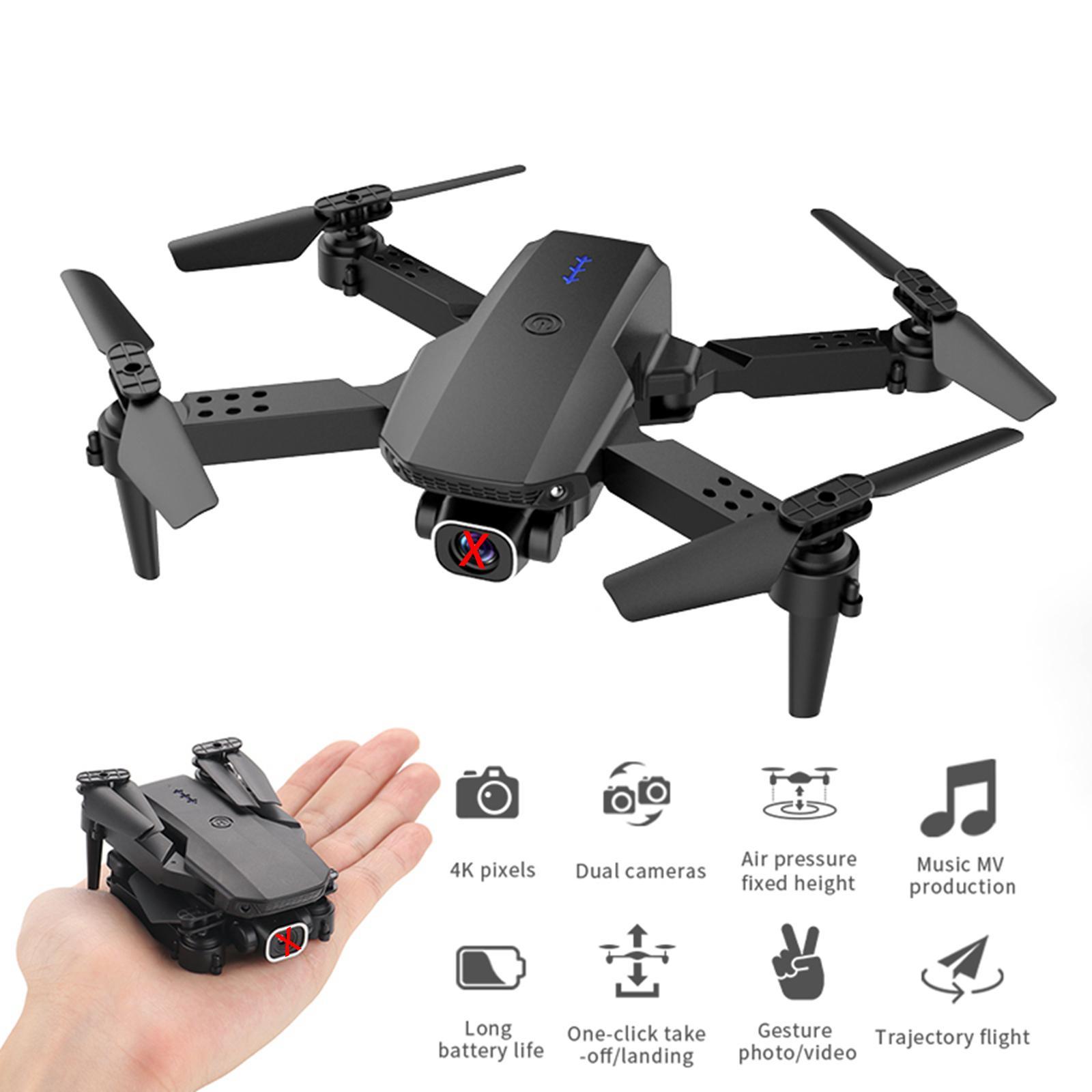Foldable Mini RC Drones RC Quadcopter Key Take Off Speed Adjustment No Lens