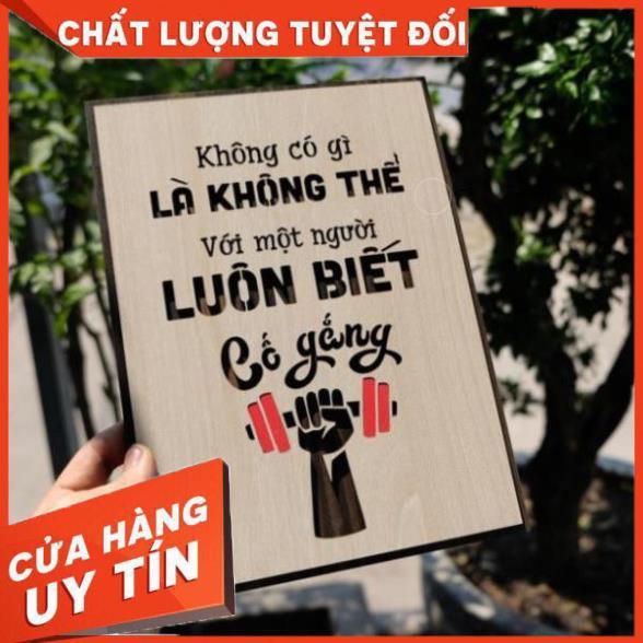 Tranh Decor tạo động lực theo tên slogan những câu nói hay