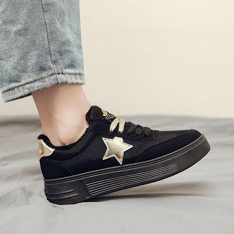 Giày thể thao nữ đế thấp phong cách hàn quốc giày thể thao kết hợp giày thường