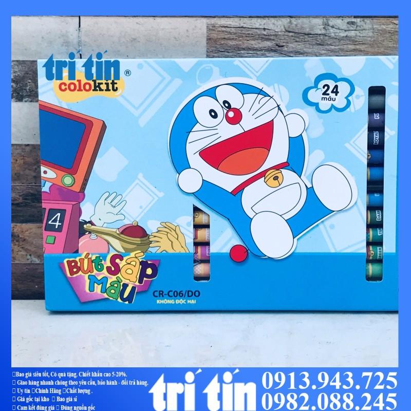 Bút Sáp Màu Doraemon Colokit