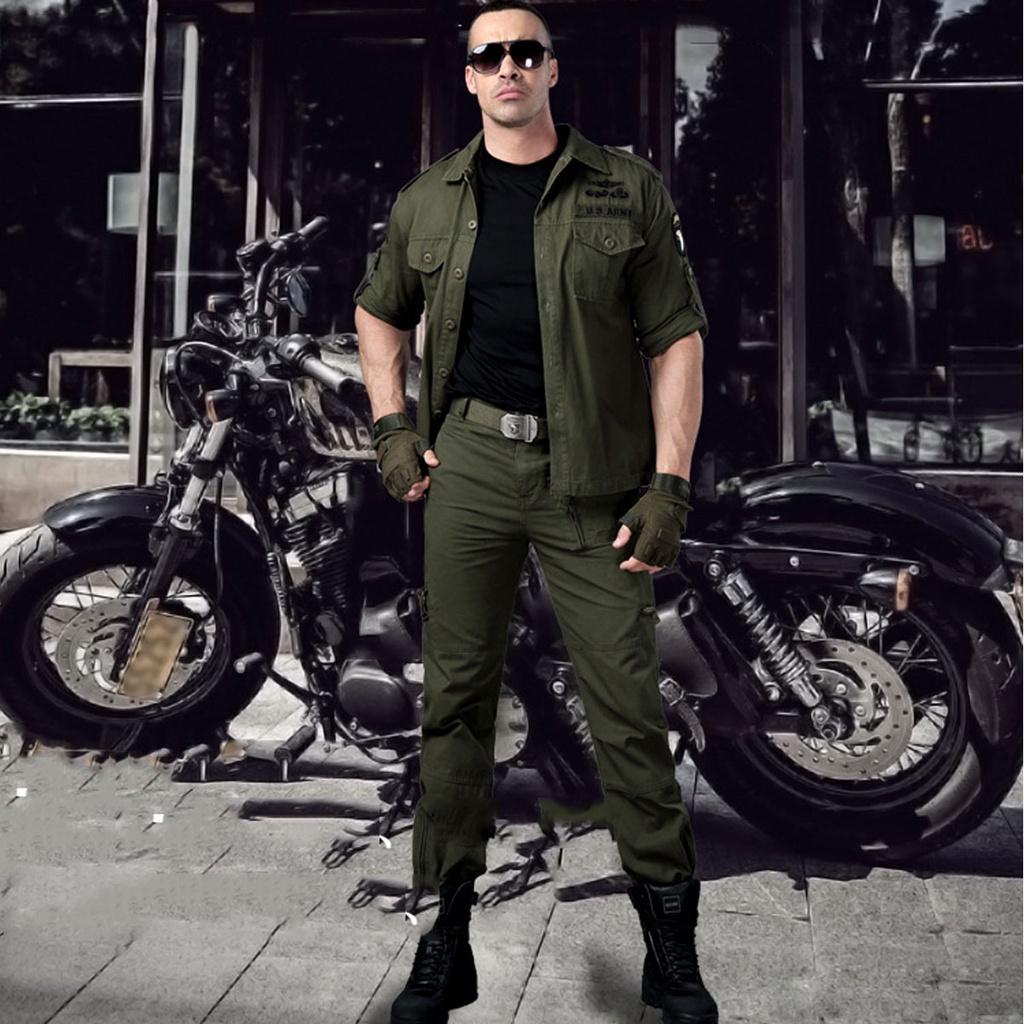 Bộ Quần Áo Lính Mỹ US ARMY Kaki cap cấp - Quần Áo Túi Hộp Nam Phong Cách Lính Hàng Chính Hãng
