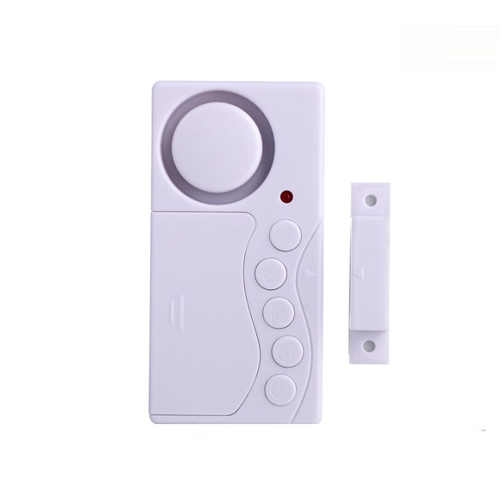 Báo động chống trộm cửa mở cảm biến má từ SF02C (Tặng kèm quạt mini cắm cổng USB vỏ nhựa giao màu ngẫu nhiên)
