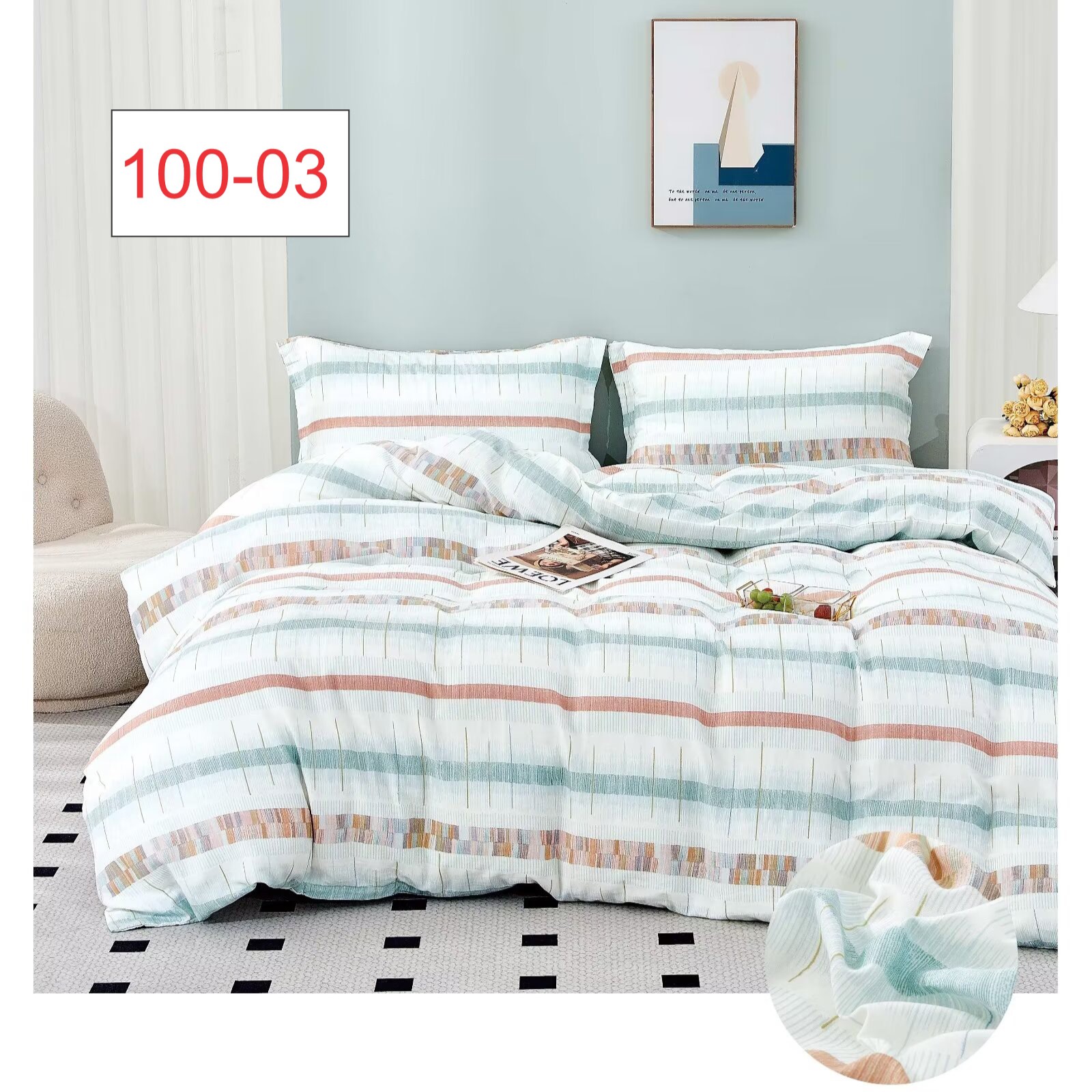Vải Xô Muslin 100% Cotton Mềm Mịn, Thấm Hút Tốt | Đa Dạng Hoạ Tiết | Chuyên Dùng May Chăn Ga Gối Hàng Nhập Khẩu Khổ (3m x 2m45)